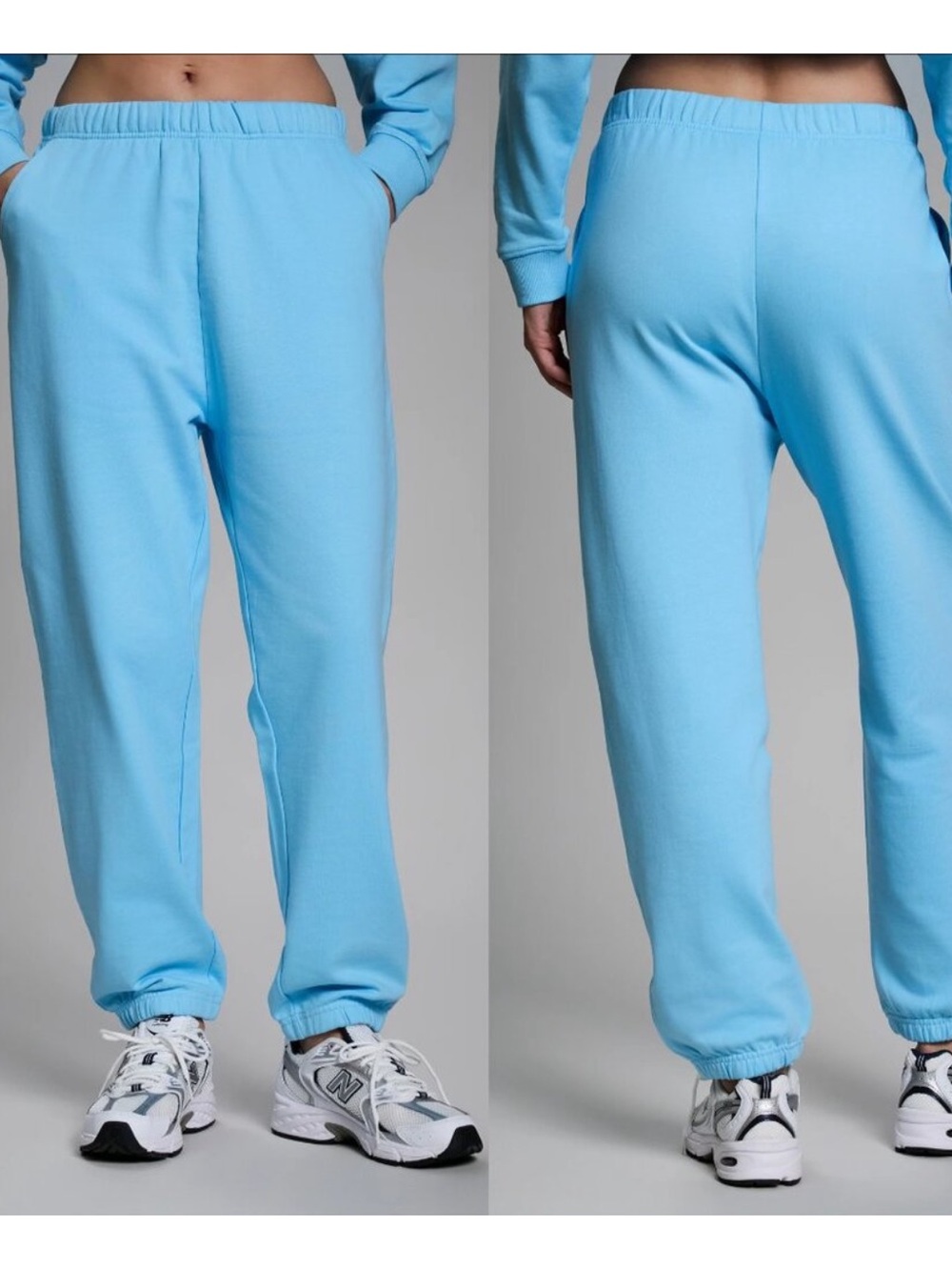 NWT Year of Ours Sadie 100% cotton high rise oversized relaxed sweatpants Size S